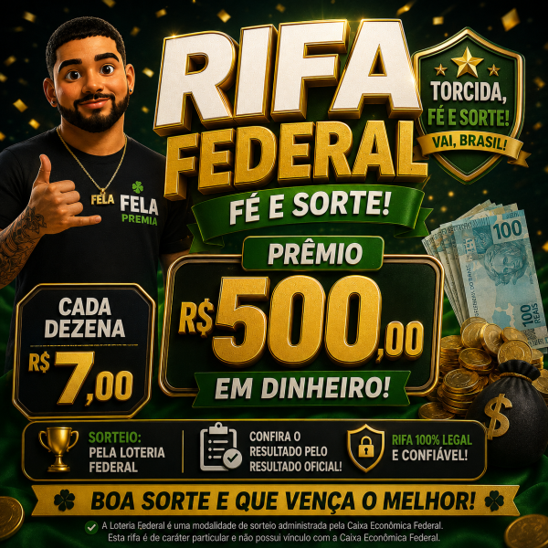 OFEDERAL domingo R$500 EM PRÊMIOS! Vamos